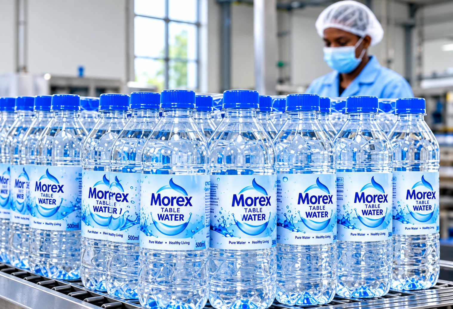 Packaged Morex bottles
